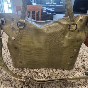 Hammitt Daniel Large- Evergreen Lizard/ Gunmetal
